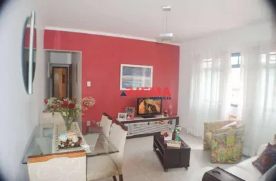 Apartamento com 2 dormitórios à venda, 80 m² por r$ 560.000,00 - campo grande - santos/sp