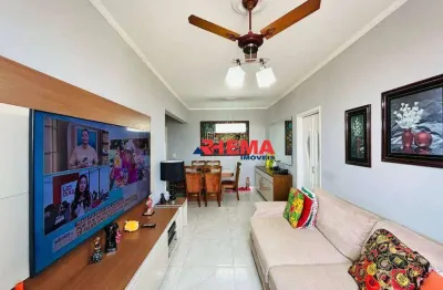 Apartamento com 2 dormitórios à venda, 95 m² por r$ 400.000,00 - estuário - santos/sp