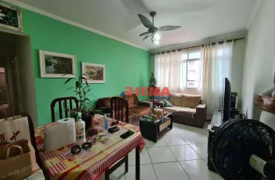 Apartamento com 2 dormitórios à venda, 82 m² por r$ 480.000,00 - aparecida - santos/sp