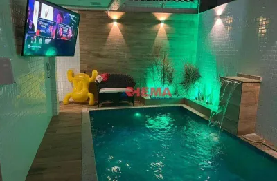 Casa com 3 dormitórios à venda, 250 m² por r$ 2.450.000,00 - ponta da praia - santos/sp