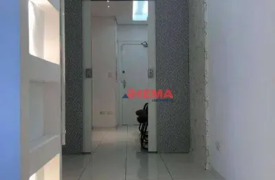 Sala à venda, 98 m² por r$ 380.000,00 - vila mathias - santos/sp
