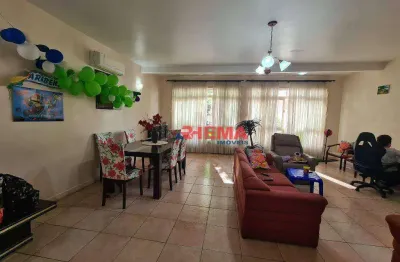 Sobrado com 3 dormitórios à venda, 161 m² por r$ 980.000,00 - embaré - santos/sp