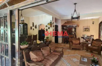 Sobrado com 4 dormitórios à venda, 500 m² por r$ 2.250.000,00 - morro nova cintra - santos/sp