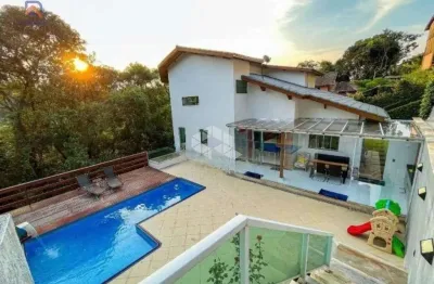 Casa em condomínio fechado com 4 quartos à venda na alameda dos juritis, 60, caraguatá, mairiporã por r$ 2.500.000