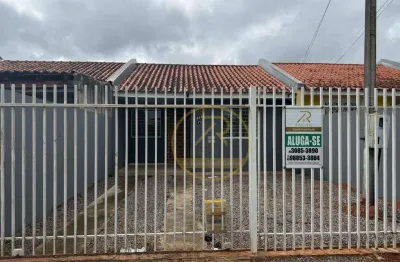 Casa com 2 dormitórios para alugar, 45 m² por r$ 1.000/mês - estados - fazenda rio grande/pr