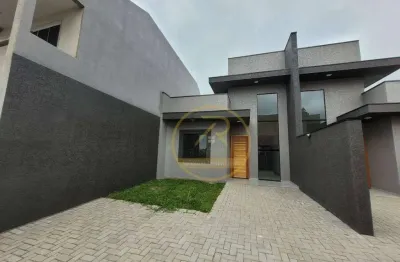Casa com 3 dormitórios à venda, 56 m² por r$ 440.000 - sítio cercado - curitiba/pr