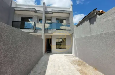 Sobrado com 3 dormitórios à venda, 87 m² por r$ 520.000 - sítio cercado - curitiba/pr