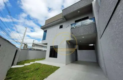 Sobrado com 3 dormitórios à venda, 88 m² por r$ 590.000 - sítio cercado - curitiba/pr