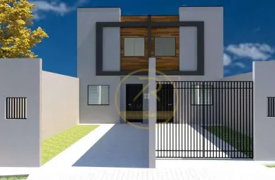 Sobrado com 2 dormitórios à venda, 60 m² por r$ 370.000 - sítio cercado - curitiba/pr