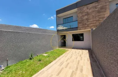 Sobrado com 3 dormitórios à venda, 85 m² por r$ 520.000 - sítio cercado - curitiba/pr