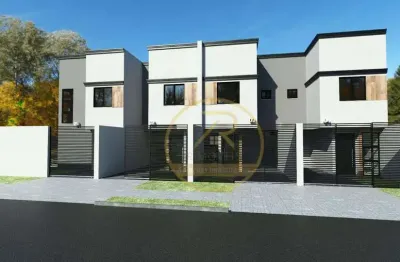 Sobrado com 2 dormitórios à venda, 48 m² por r$ 380.000 - sítio cercado - curitiba/pr