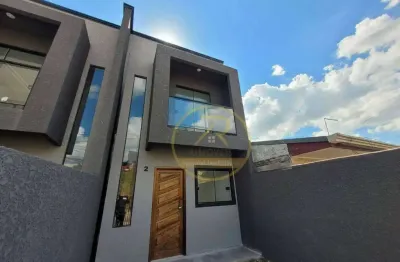 Sobrado com 3 dormitórios à venda, 73 m² por R$ 409.900 - Campo de Santana - Curitiba/PR