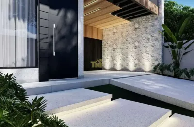 Sobrado alto padrão com 4 quartos e 268,32m² sendo 3 suítes - balneário flórida - matinhos