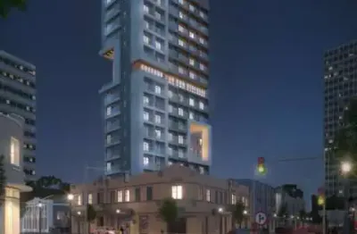 Kitnet / stúdio à venda na rua treze de maio, 390, centro, curitiba, 24 m2 por r$ 310.000