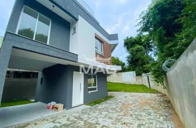 Casa em condomínio fechado com 3 quartos à venda na josé rossetin, 450, são braz, curitiba por r$ 919.000