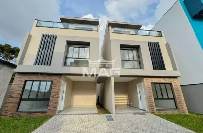 Casa em condomínio fechado com 3 quartos à venda na rua josé wosch sobrinho, 42, bacacheri, curitiba por r$ 969.900