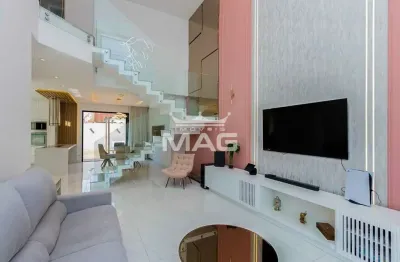 Casa em condomínio fechado com 3 quartos à venda na rua ceará, 195, campo pequeno, colombo por r$ 1.599.000