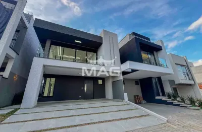 Casa em condomínio fechado com 4 quartos à venda na rua irma schreiner maran, 475, santa cândida, curitiba por r$ 1.199.000