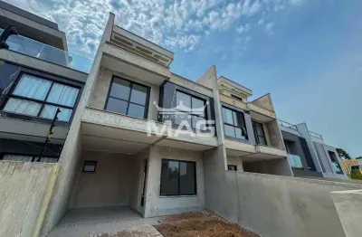 Casa em condomínio fechado com 3 quartos à venda na rua josé wosch sobrinho, 212, tingui, curitiba por r$ 1.050.000