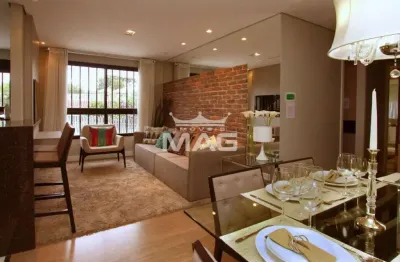 Apartamento com 2 quartos à venda na rua tobias de macedo júnior, 1138, santo inácio, curitiba por r$ 748.700