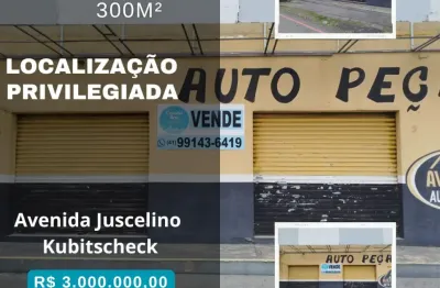 Ponto comercial - excelente localização -  juscelino kubitschek de oliveira
