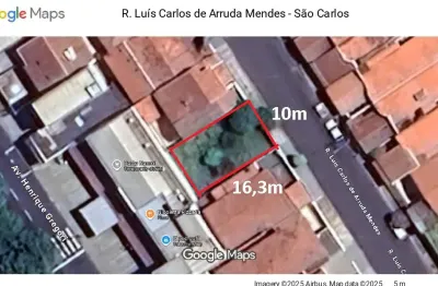 Terreno à venda na Rua Luiz Carlos de Arruda Mendes, 345, Vila Boa Vista, São Carlos