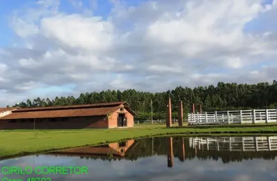 Fazenda à venda na rua josefina jung, 830, aparecida, portão, 840 m2 por r$ 1.500.000