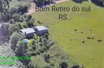 Chácara / sítio com 3 quartos à venda na estrada geral centro/faxinal, s/n, centro, bom retiro do sul, 120 m2 por r$ 480.000