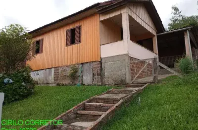 Casa com 5 quartos à venda na rua ari schramel, 120, centro, maratá, 132 m2 por r$ 220.000