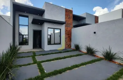 Casa com 3 dormitórios à venda, 76 m² por r$ 445.000,00 - jardim veredas - cascavel/pr