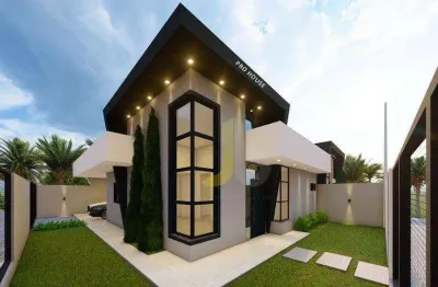 Casa com 1 suíte + 2 dormitórios à venda, 98 m² por r$ 480.000 - verona - cascavel/pr