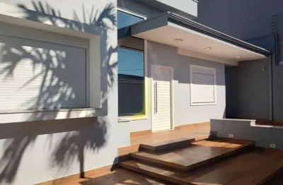 Casa com edícula e piscina e passagem lateral no tropical 3