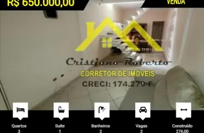 Sobrado para venda em guarulhos, vila florida, 3 dormitórios, 1 suíte, 2 banheiros, 2 vagas
