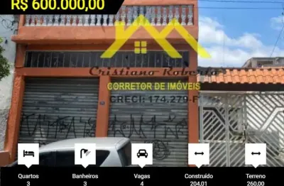 Casa para venda em guarulhos, jardim ipanema, 3 dormitórios, 3 banheiros, 4 vagas