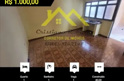 Casa para locação em guarulhos, vila sabatino, 1 dormitório, 1 banheiro, 1 vaga
