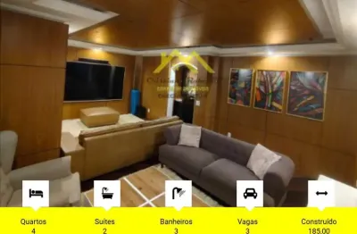 Apartamento para venda em são paulo, santana, 4 dormitórios, 2 suítes, 2 banheiros, 3 vagas