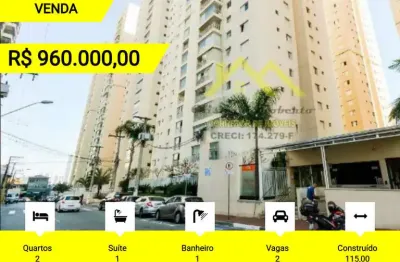 Apartamento para venda em guarulhos, vila santo antônio, 2 dormitórios, 1 suíte, 1 banheiro, 2 vagas