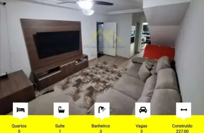 Sobrado para venda em guarulhos, residencial cerconi, 5 dormitórios, 1 suíte, 3 banheiros, 3 vagas