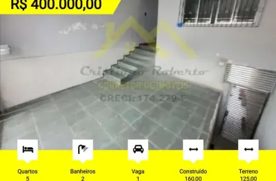 Casa para venda em guarulhos, jardim paraventi, 5 dormitórios, 2 banheiros, 1 vaga