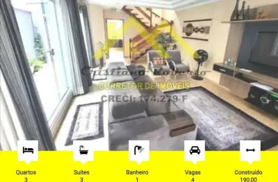 Sobrado para venda em guarulhos, jardim santa clara, 3 dormitórios, 3 suítes, 1 banheiro, 4 vagas