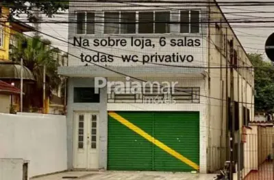 Ponto comercial para alugar na Vila Mathias, Santos 