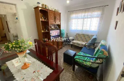 Apartamento grande de 02 dormitórios / 79 m2 / 1 vaga de garagem / vila voturua / são vicente