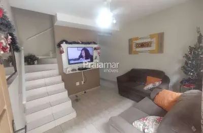 Casa em condomínio fechado com 2 quartos à venda na Vila Margarida, São Vicente 
