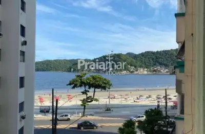 Apartamento 1 dorm com vista para o mar à venda no centro de são vicente - r$ 190.000