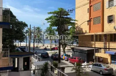 Apartamento à venda no centro de são vicente | 2 dormitórios | 75m² | vista para o mar