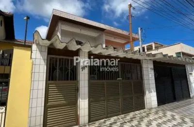 Casa sobrado | 03 dorm | 01 suite | 125m² | garagem para moto e carro | cidade nautica - são vicente