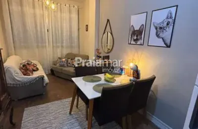Apartamento proximo a praia | 02 dorm | 60m² | gonzaguinha - são vicente.