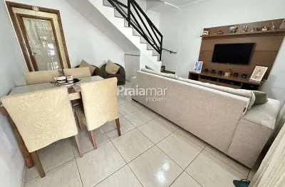 Casa sobrado geminado reformado | 03 dorms | 01 suíte | 02 vagas | área gourmet | centro - s.v