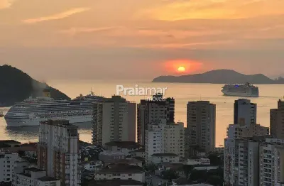 Apartamento | 02 dorm | 01 suíte | 02 vagas fechadas | ponta da praia - santos.