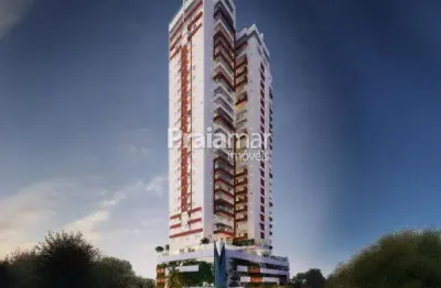 Apartamento | 02 dorm | 02 suítes | 01 vaga demarcada | 96m² | embaré - santos.